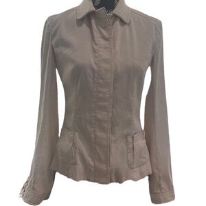 Elie Tahari linen blend jacket